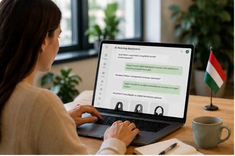 AI termékajánló és webáruház asszisztens