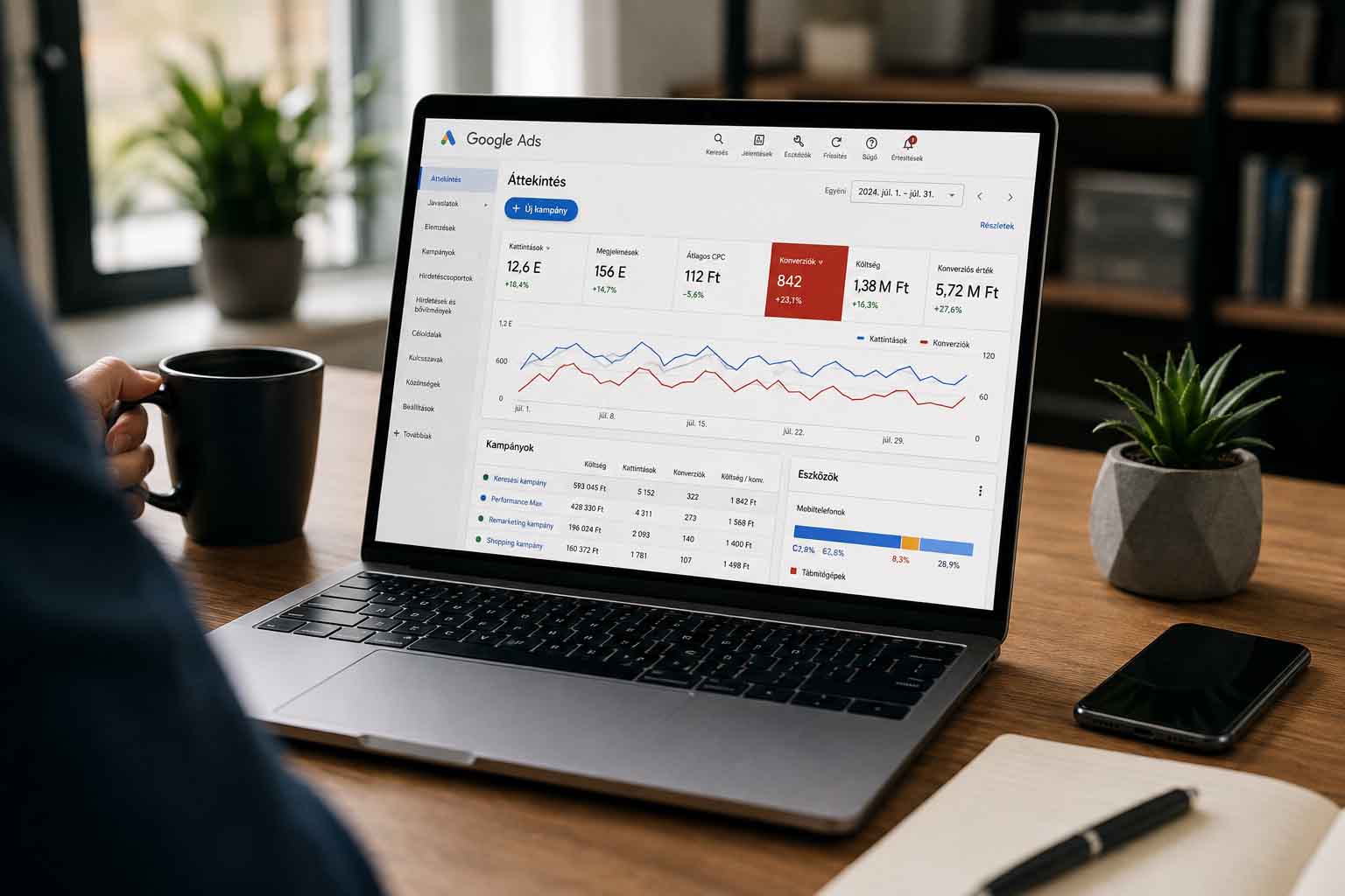 Google Ads hirdetéskezelés és PPC kampánykezelés