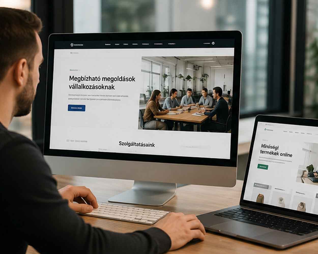Weboldal és webáruház készítés vállalkozásoknak