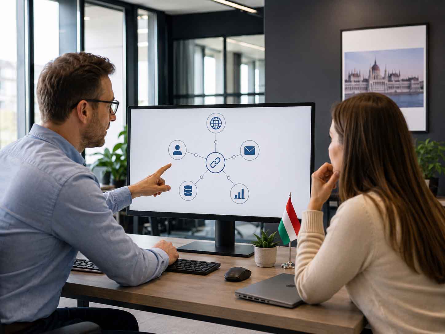 AI automatizáció integráció CRM ERP e-mail weboldal és adatbázis között